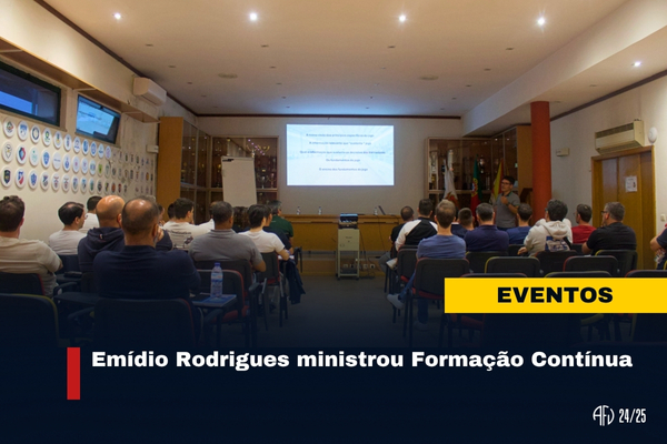 Emídio Rodrigues ministrou Formação Contínua